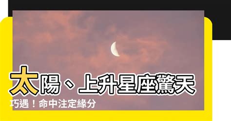 太陽跟上升一樣|「明明一樣的星座，居然這麼不同！」12星座「太陽。